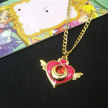 

Sailor Moon Anime Crystal Tuxedo Cosplay Necklace Birthday Christmas New Year Gifts For Women Girls