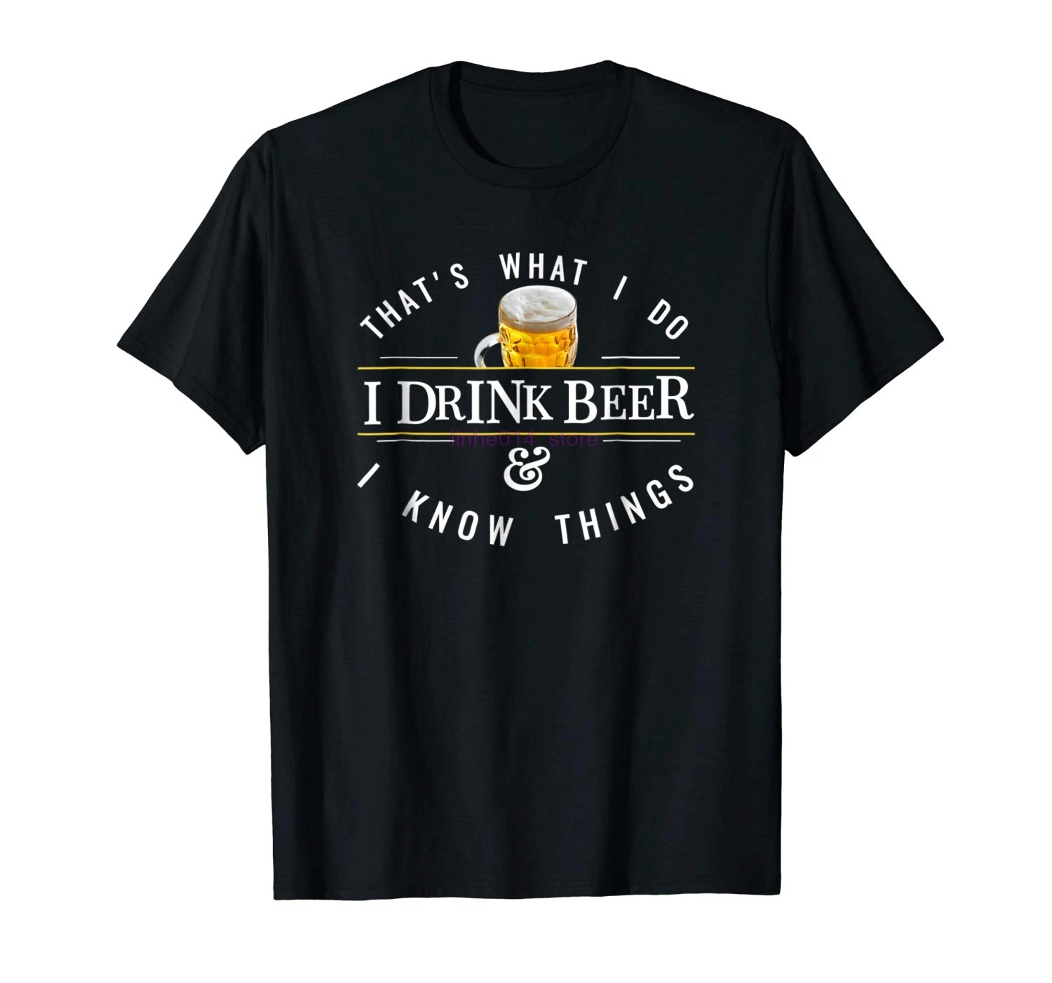 GILDAN brand men shirt I Drink and I Know Things Funny IPA or Craft