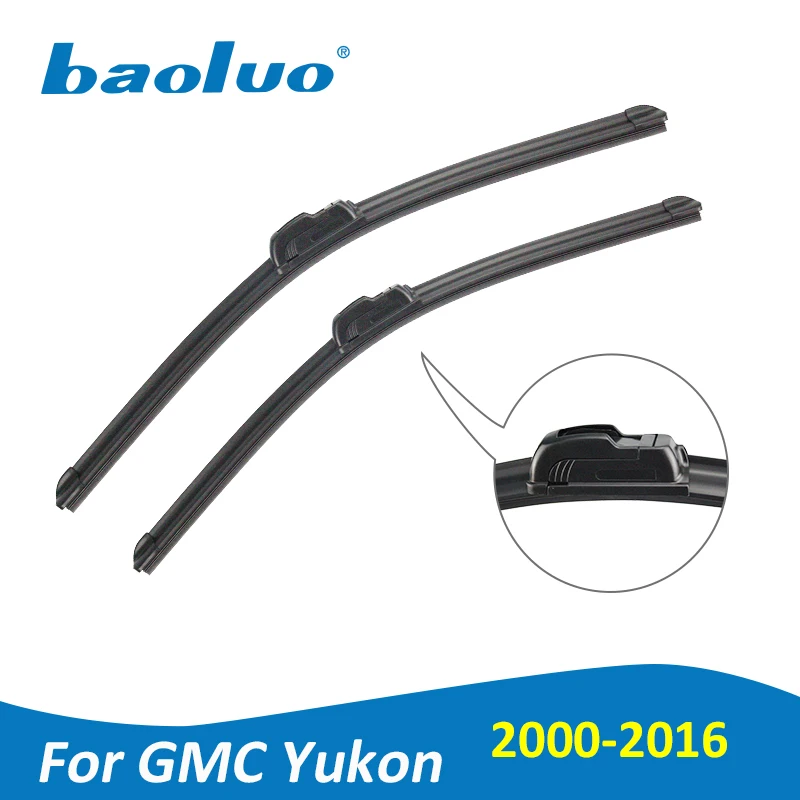 BAOLUO Wiper Blades Para GMC Yukon 22 ''+ 22'' 2000 2016 Borracha Natural, Brisa, Carro