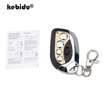 

kebidu Wireless Auto Remote Control Duplicator 433MHz Frequency Adjustable Car Keychain with Battery for Car Alarm Motorcycle