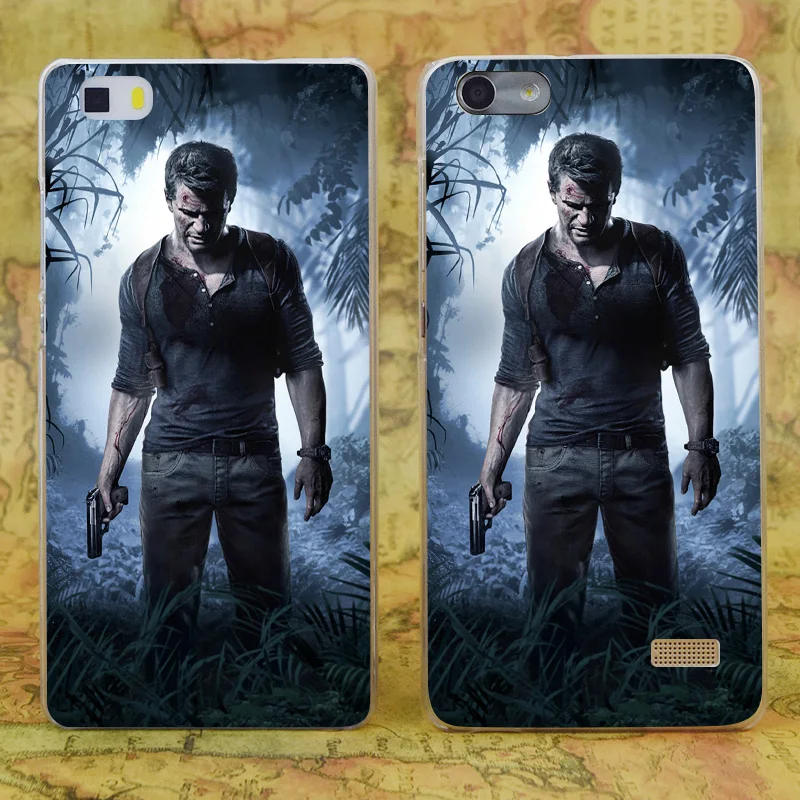 E1797 Uncharted Transparent Hard Thin Skin Case Cover For Huawei P 6 7 8 9 Lite Plus Honor 4C 4X G7 |