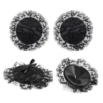 

1 Pair Women's Sexy Nipple Cover Lace Round Exotic Pasties Nipple Pasties Breast Petals Chest Stickers Intimates Accessories