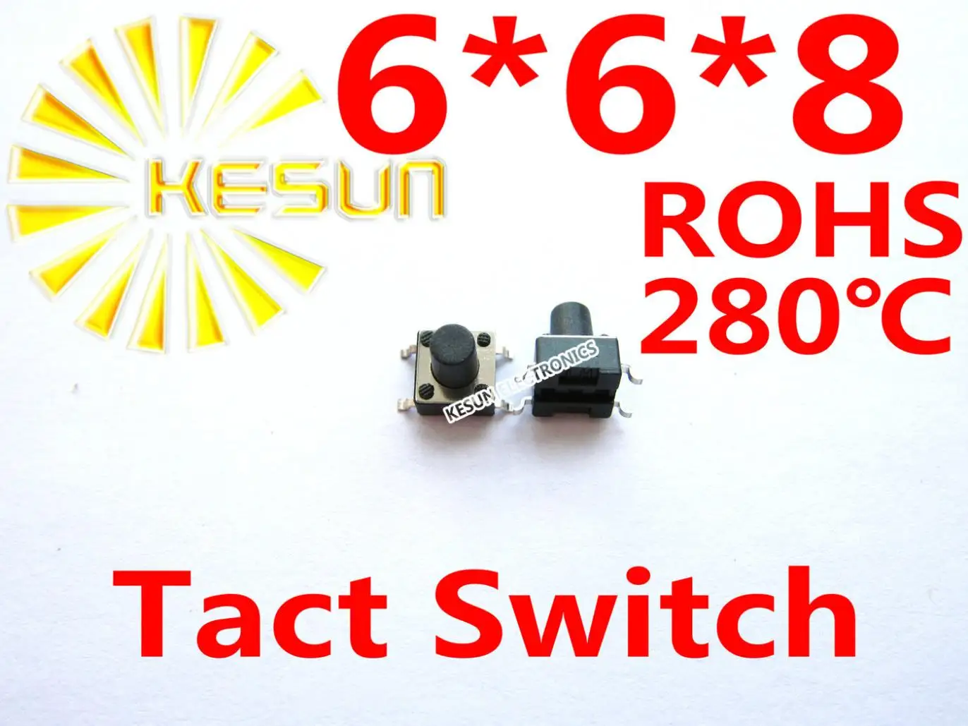 

FREE SHIPPING 1000PCS SMD 6X6X8MM Tactile Tact Push Button Micro Switch Momentary ROHS