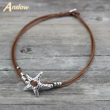 Anslow, бренд, модные ювелирные изделия, аксессуары, классический, Ретро стиль, Короткий воротник, колье, ожерелье для женщин, подарок LOW0053AN