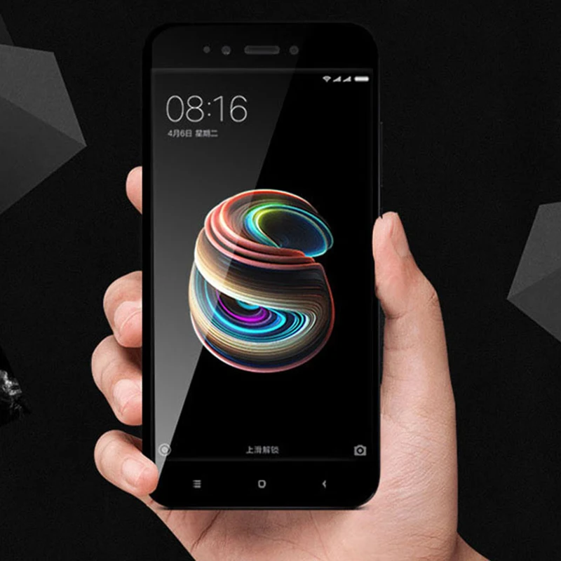 Для Xiaomi Mi A1 крышка для телефона из закаленного стекла которая полностью