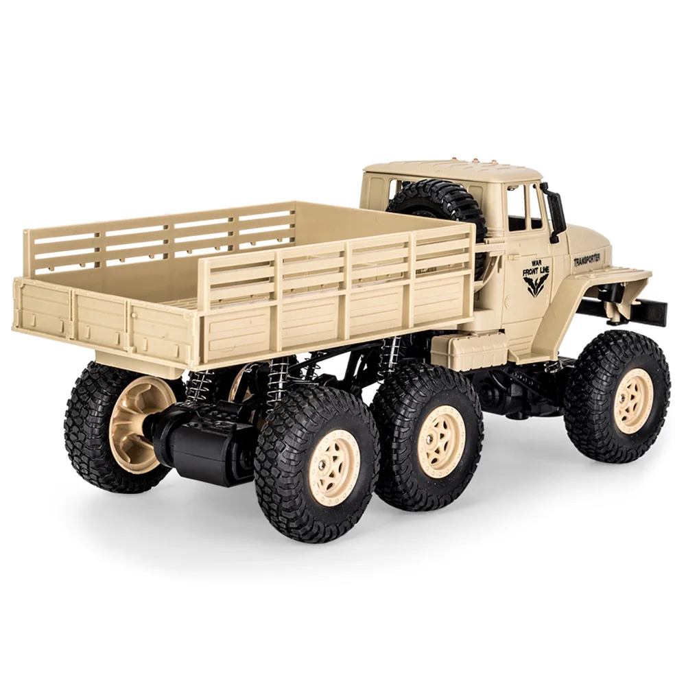 JJRC Q68 Q69 радиоуправляемые автомобили 1:18 2,4G шестиколесный Радиоуправляемый Военный грузовик-RTR 10 км/ч Скорость дистанционного управления автомобиля Нескользящие износостойкие шины