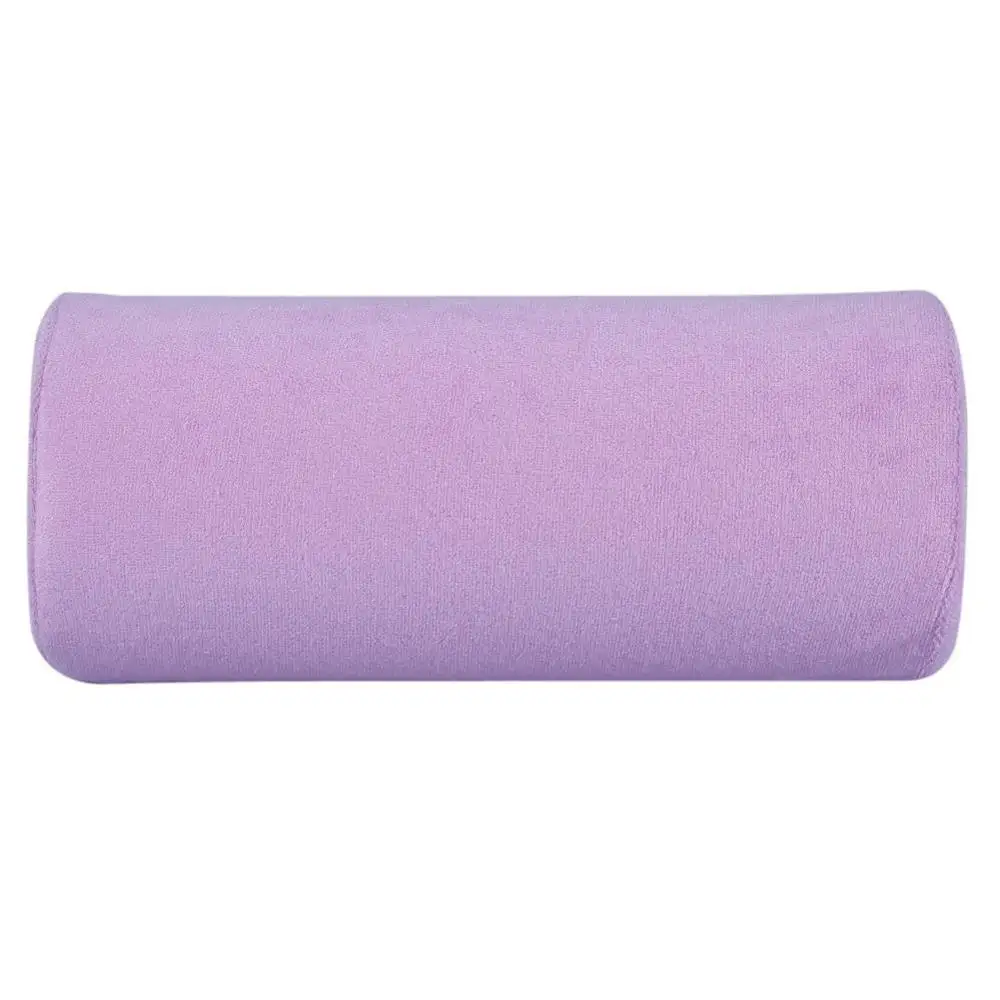 Мягкие подставки для рук моющаяся ручная Подушка губка держатель для подушек подлокотники для дизайна ногтей маленькие маникюрные подставки для рук Подушка 10 цветов - Цвет: Purple