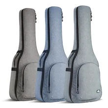 40/41" Acoustic Classical Guitar Bag Case Backpack Double Shoulder Straps Portable 25mm Thicken Pad Oxford Backpack Funda Guitar