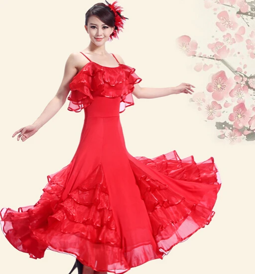 Индивидуальные стандартные платья для бальных танцев вальса современных