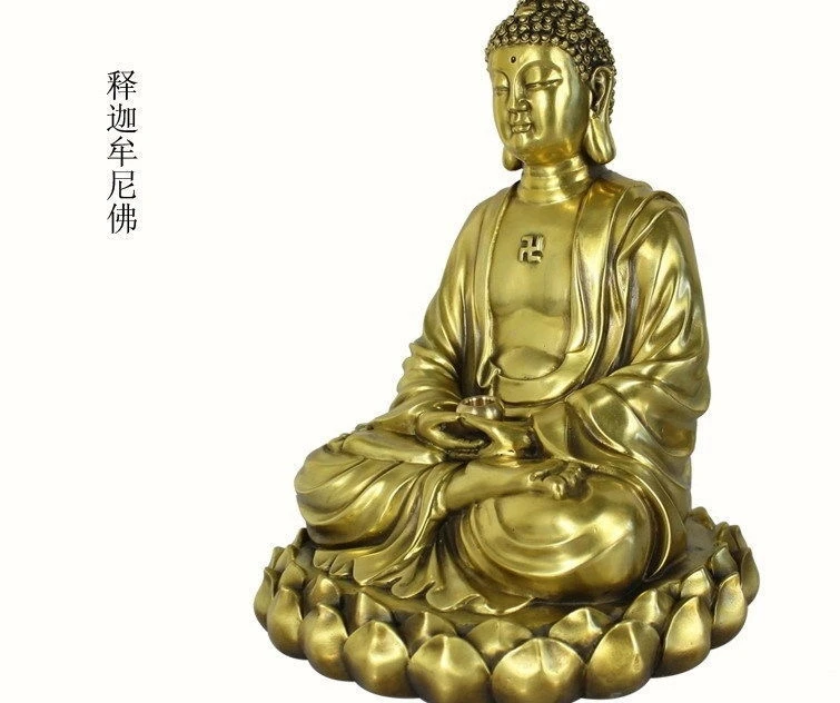 10 китайский латунный медный три Amitabha Шакьямуни, татхагата сидеть Лотос Будда набор