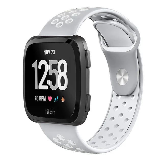 Красочные для Fit bit Versa часы Спортивные Мягкие силиконовые браслеты модный браслет ремешок для Fit bit Versa Фитнес наручные часы