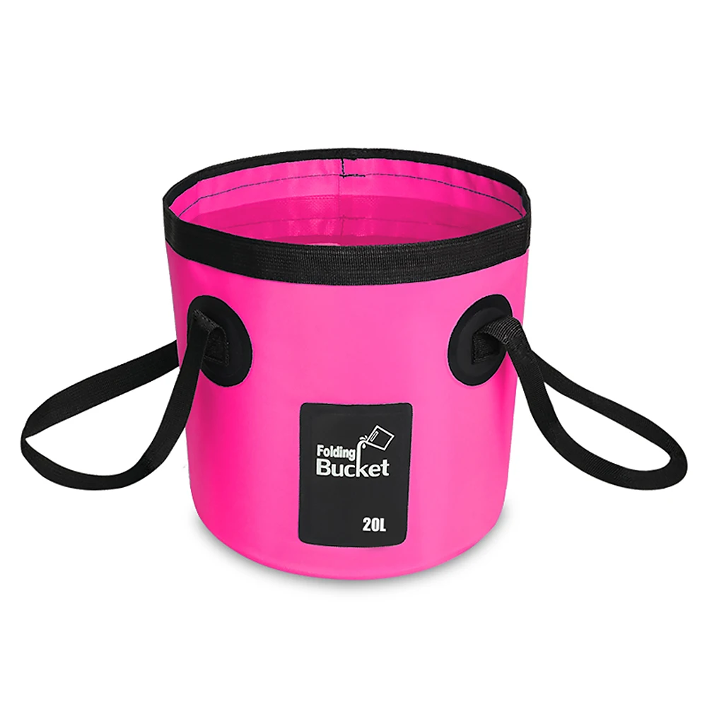 12L/20L ведро для рыбалки на открытом воздухе, водонепроницаемое ведро для воды, складной контейнер для воды для кемпинга, пикника, плавания, мытья, очистки