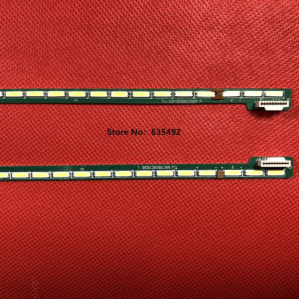 И 2 шт./лот для TLJ55C3B25C702 светодиодный Подсветка полосы 5" V13 ART7 ТВ REV 0,6 6920L-0001C 75 светодиодный s 640 мм