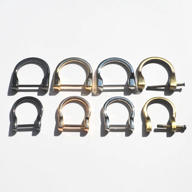 3pcs Metal D Ring Bag Strap Buckle for Handbag Strap Hardware Fastener