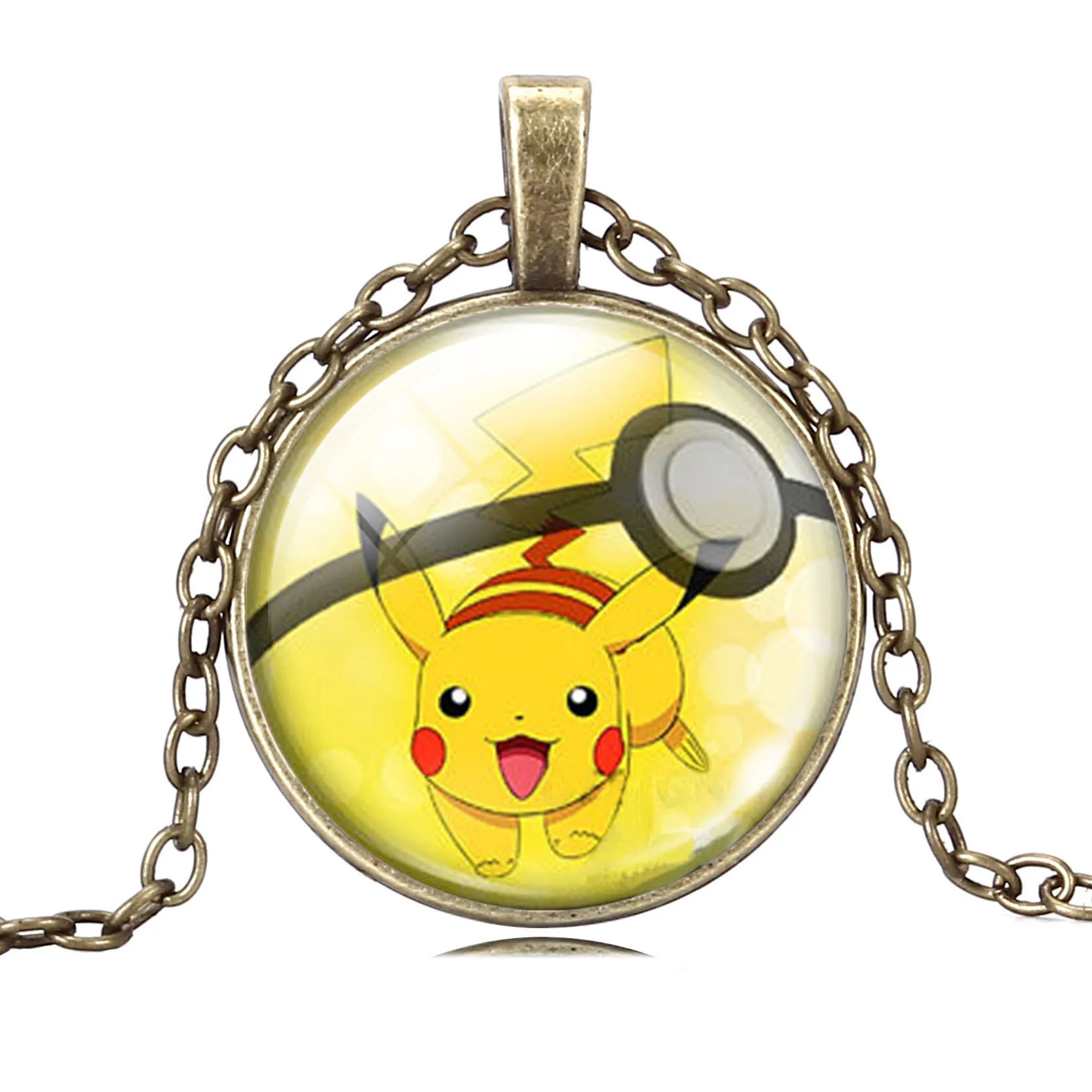 Buy 2017 Cute Anime Pokemon Jewelry silver / Bronze