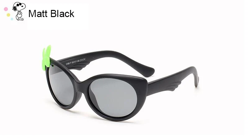 matt black WarBLade/Новинка, детские солнцезащитные очки TR90, Детские поляризованные очки, милые стильные солнцезащитные очки UV400 для мальчиков и девочек, JB888 - Цвет линз: matt black