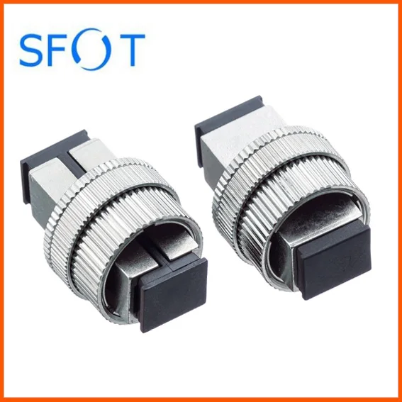

Free Shipping, 10pcs/lot SC/UPC Adjustable Optical Fiber Attenuator 1-30dB catv sc/apc Attenuator