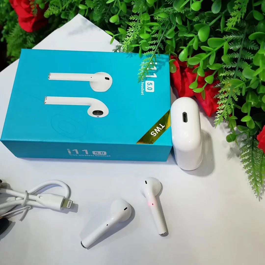 

i11 bluetooth earphone Wireless earphones i10 bluetooth headset Tws 5.0 touch binaural sports earbug for iOS smart Android phone