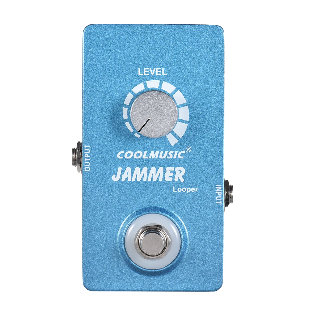 COOLMUSIC A-LP01 электрогитара Looper петля запись педаль эффектов 10 мин Время записи с истинным обход полный металлический корпус