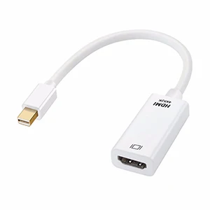 100 шт Mini Displayport DP к HDMI Женский Thunderbolt к hdmi-кабель, адаптер 4 K* 2 K DisplayPort кабель для MacBook, Surface Pro - Цвет: Белый