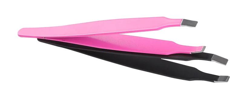 Eyebrow Forcep Tweezer Beauty Tools Makeup Tweezers Flat Tip For False Eyelashes Hair Remover Clip Facial Face Nose Tool