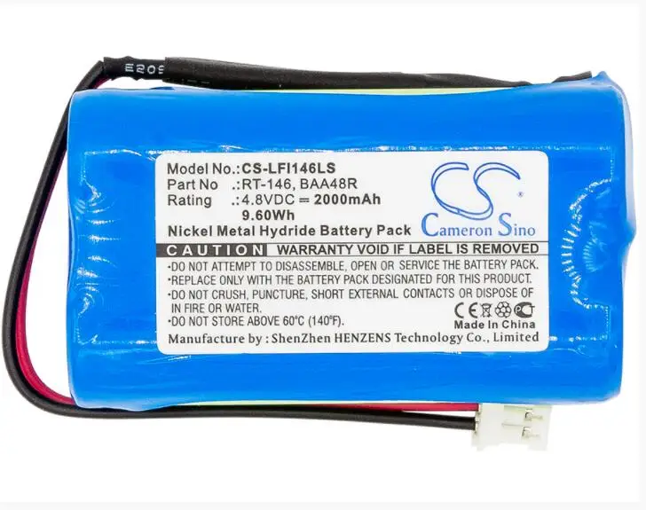 Cameron sino 2000 мАч батарея для LFI Daybrite Emergi-Lite BAA48R световой сигнализации BL93NC487 огни аварийный свет BAA48R