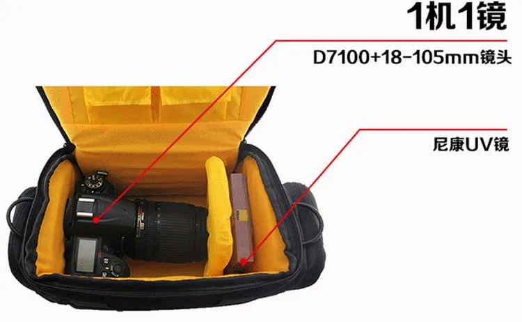 Водонепроницаемый Камера сумка чехол для цифровых зеркальных фотокамер Nikon D5500 D5100 D5200 D5300 D3200 D3100 D3300 D90 D7000 D7100 D7200 D7500 D610 сумка