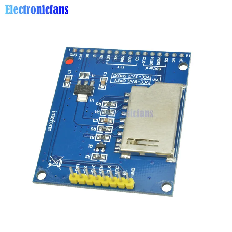 Мини 1,8 дюймовый серийный SPI TFT ЖК-модуль дисплей с адаптером PCB IC 128x160 точечная матрица 3,3 V 5V IO Inerface Cmmpatible 1602 5110