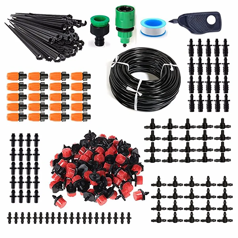 

50ft 1/4" Distribution Tubing Irrigation Micro Irrigation Drip Kit