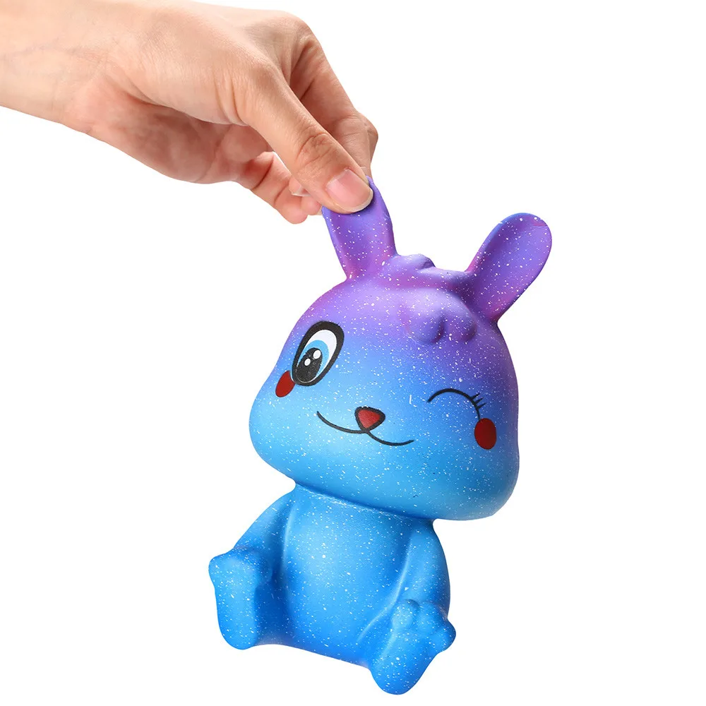 Игрушки для отдыха skuishy animales squishies мягкий гигантский кролик медленно поднимающийся сквиш Ароматизированная сжимающая Игрушка снятие стресса подарок D300213