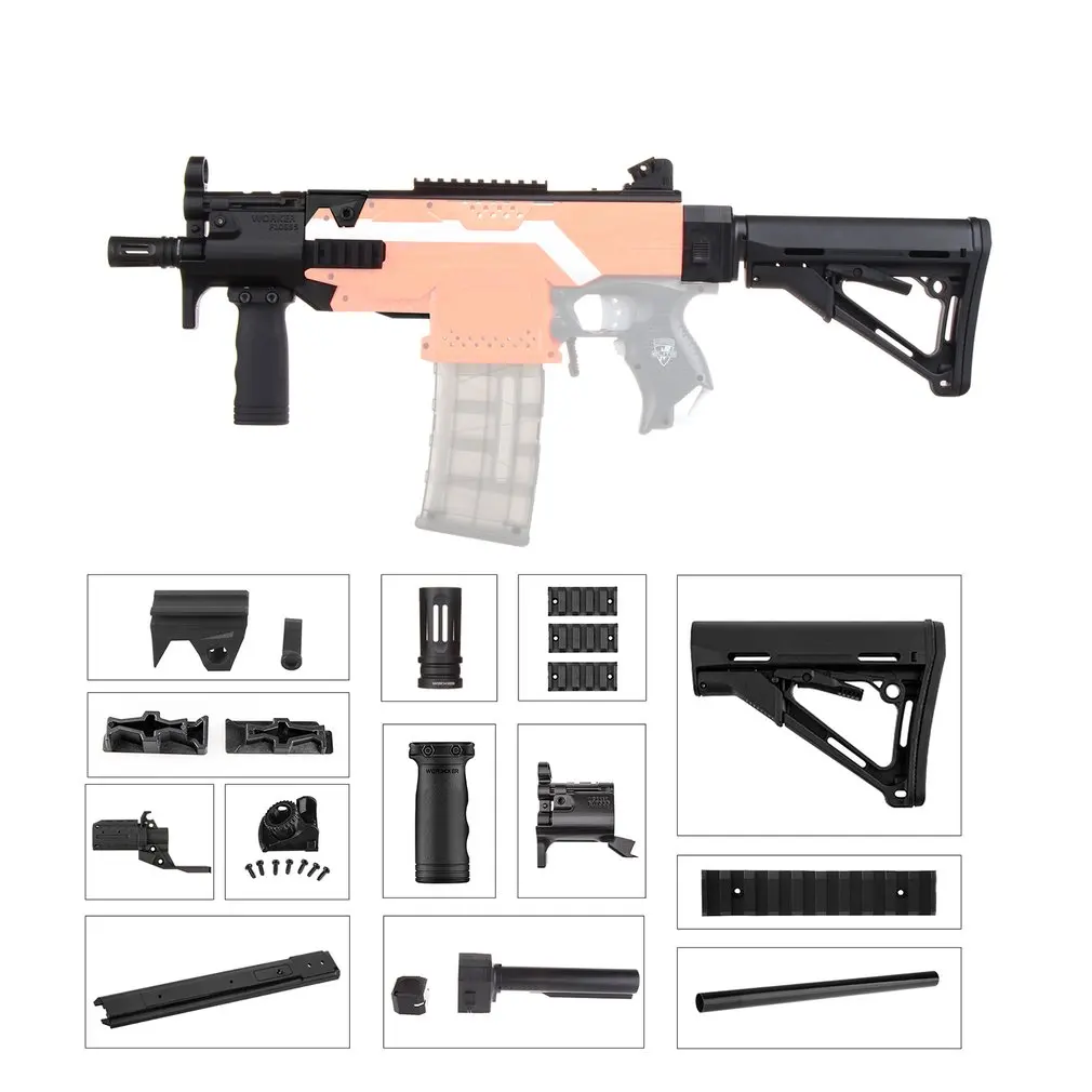 

MOD F10555 MP5-K A Imitation Kit 3D Printing High Strength Plastic Combo For Stryfe Modify Toy For Nerf Parts Toys DIY Accessory