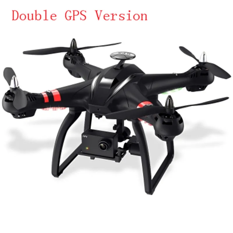 Bayangtoys X21 RC Quadcopter бесщеточный GPS 6 оси с Wi-Fi FPV-системы 1080 P HD Камера 1080 P геомагнитного headless режим радиоуправляемый Дрон Игрушечные лошадки - Цвет: Double GPS version