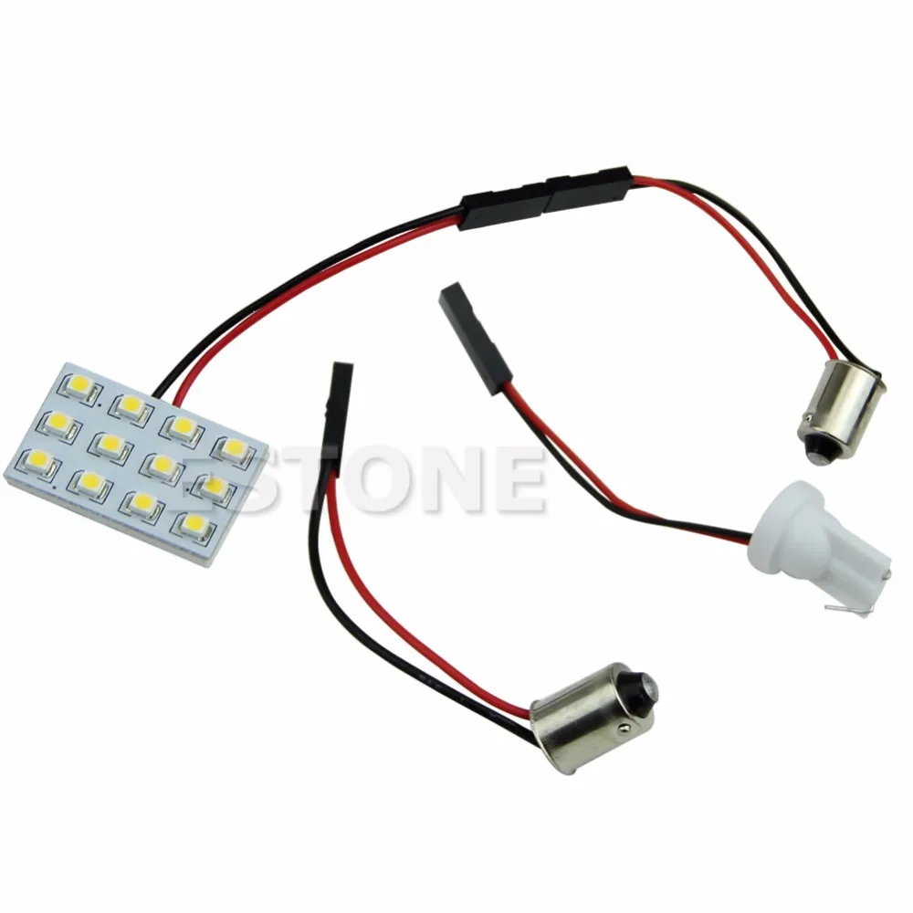 12 светодиодных 3528 SMD теплых белых лампочек интерьер комнаты купол двери