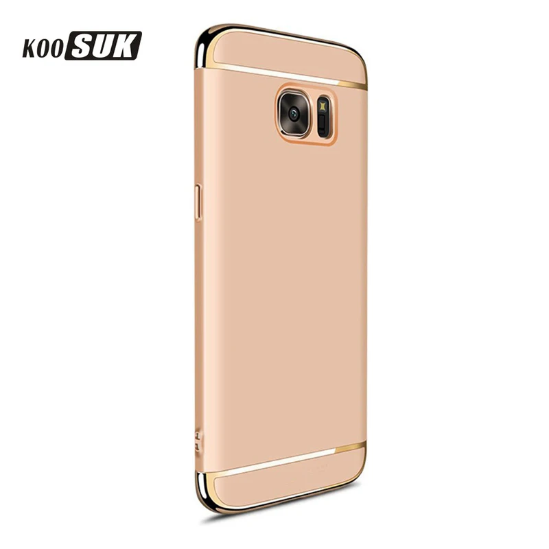 3 в 1 чехол для телефона Samsung C9 C 9 Pro задняя крышка с золотым покрытием защитный Galaxy