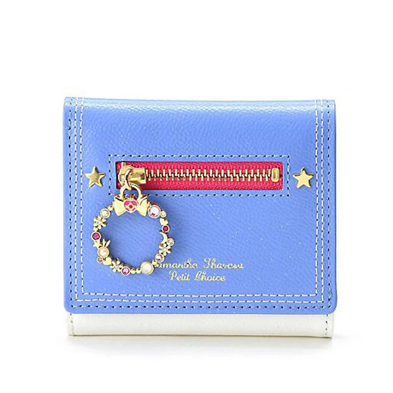 [Clearance] Sailor Moon Wallet Women Lady Short Wallets Female PU Leather for Card Purse Clutch ...