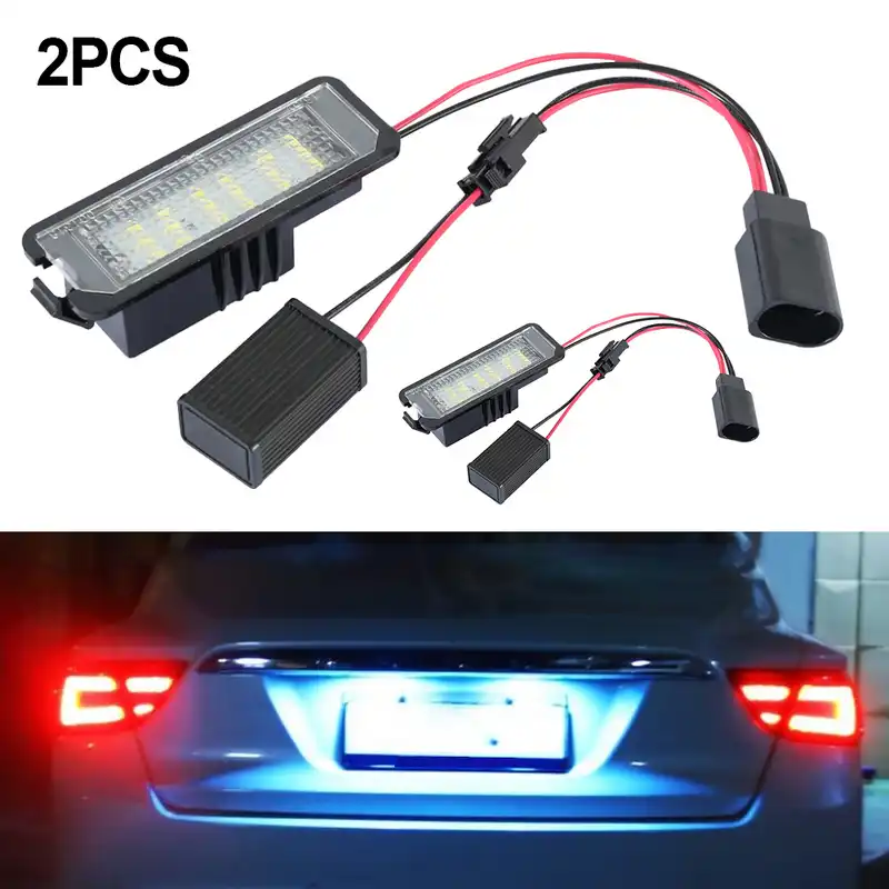 colored license plate lights