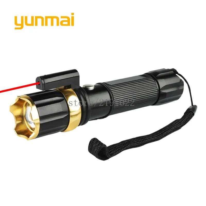 

Powerful UV Red Laster+XML-T6 Led Flashlight 4000 lumen Hunting Tactical Flash Light Lantern Lamp Torchuse 18650/AAA Battery