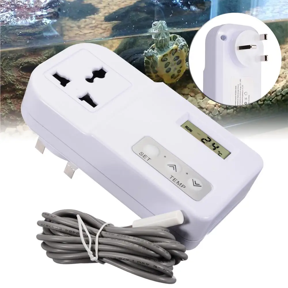 

LCD Thermostat Temperature Controller Aquarium Refrigerator Incubator AC220-240V for Fish Tank Refrigerator Room Mayitr