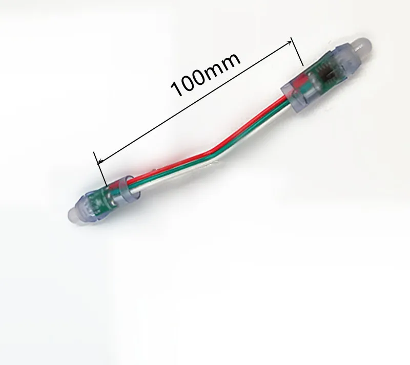 2000 шт. DC5V 2811 12 мм матовый цифровой ws2811 независимо адресуемого RGB светодиодный пиксель строка IP68 водонепроницаемый модули