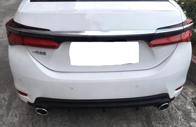 Диффузор, губа на задний бампер для Toyota Corolla задний бампер диффузор защитные бамперы обвес для Toyota Corolla