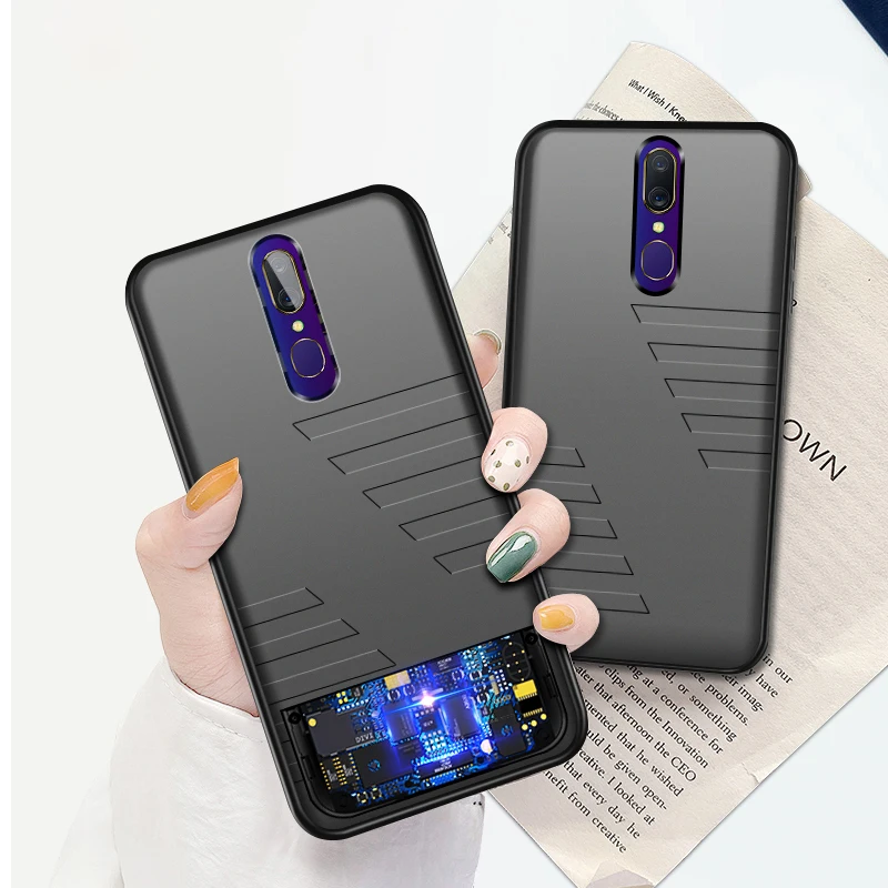 8200 мАч банк питания зарядное устройство чехол для OPPO A9 A9X чехол внешний резервный зарядный чехол для OPPO A9 батарея Чехол