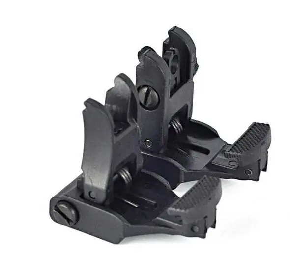 

Tactical A.R.M.S. #71L-F/R Set Folding Front & Rear Sight Set Black