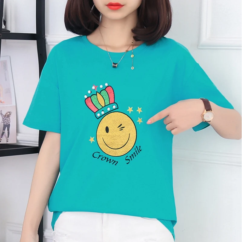Лето новая горячая штамповка бисером мода дикие из грудного вскармливания футболка новая рубашка для беременных - Цвет: lv