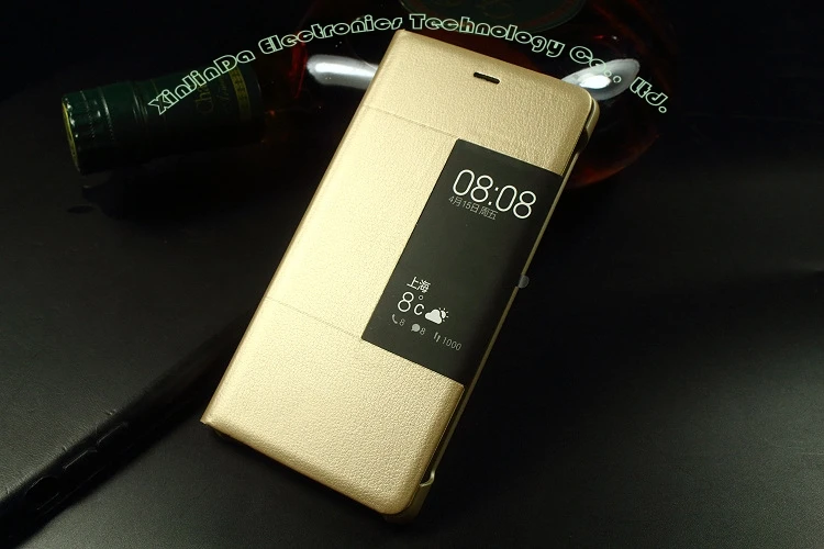 Чехол для HUAWEI P9 PLUS, 1:1, Официальный смарт-чехол для просмотра, кожаный флип-чехол для HUAWEI P9/P9 Plus, No: P91