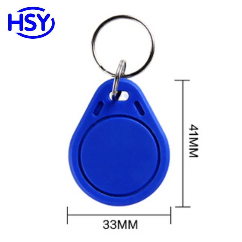 HSY RFID смарт-чипы IC брелок-карточка 13,56 МГц СЧ 1к ключевые теги доступ чип управления IC маркер кольцо Keytag