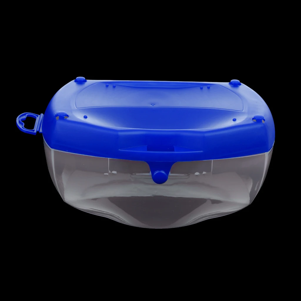 Perfeclan Heavy Duty Scuba Dive Diving Mask Storage Box Case Snorkeling Goggles Swim Glasses Protector Container Transparent