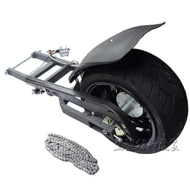 DIY GO KART картинг детская коляска ATV UTV дисковый тормоз заднего Swingarms мост, украшенное мозаикой из драгоценных камней, 12 дюймов колеса