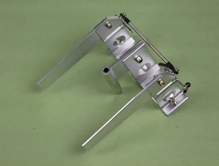 Buy Free shipping Aluminium Twin Rudder with Strut for