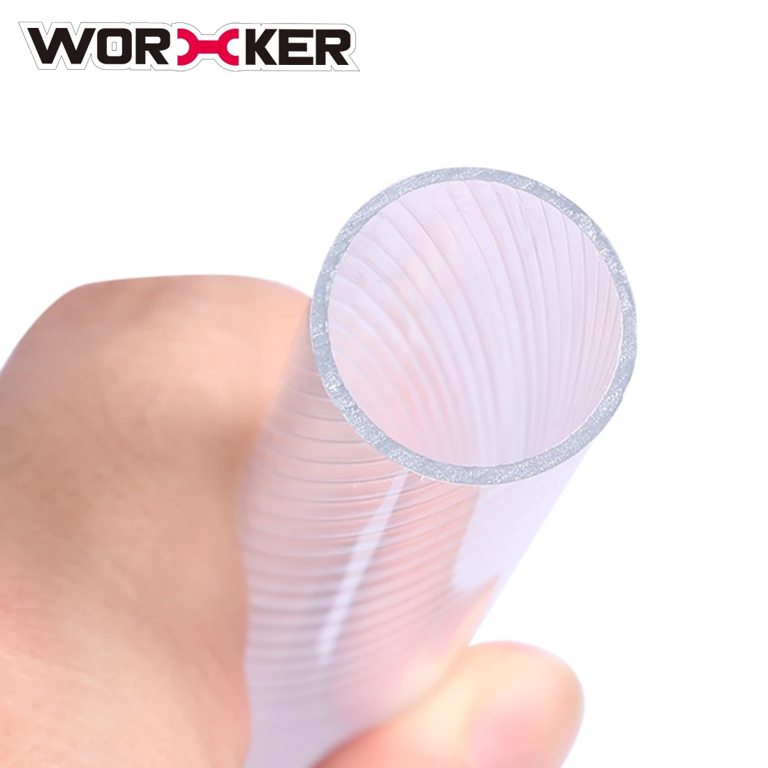 

WORKER Plastic Threaded Pipe Modified Barrel Extension for Nerf - Transparent