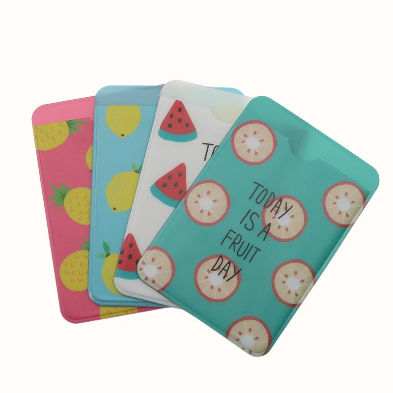 

Certificate Card Sets Of Fresh Fruit Double Layer Note Card Bus Business Credit To Keep The Box Cover Wallet